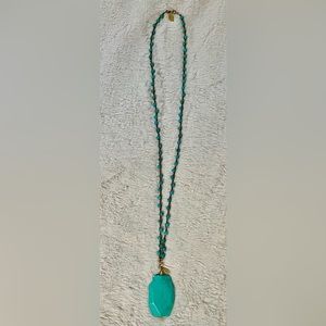 Turquoise necklace “SEQUIN’